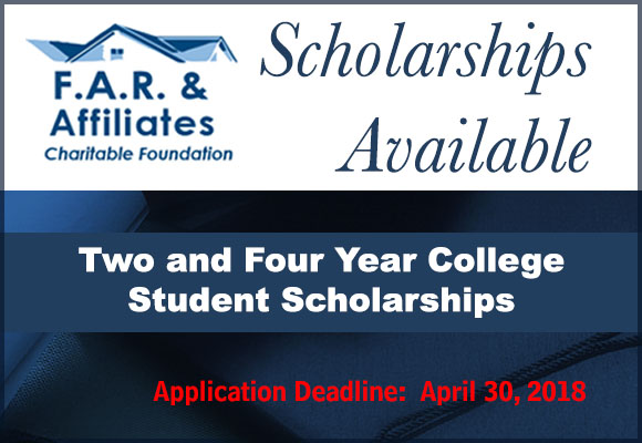 Four Year College & University Student and Two Year College Student Scholarships Application Period is Open