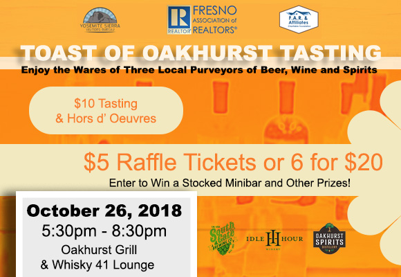 Toast of Oakhurst Tasting 10.26.18